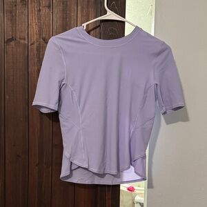lululemon athletica Light Purple Short Sleeve Top